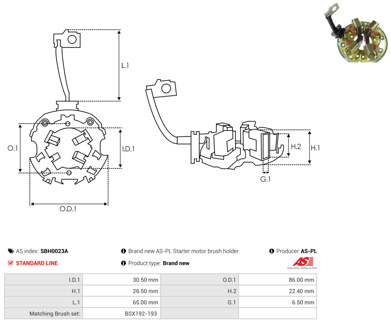 AS-PL sbh0023a 860mm