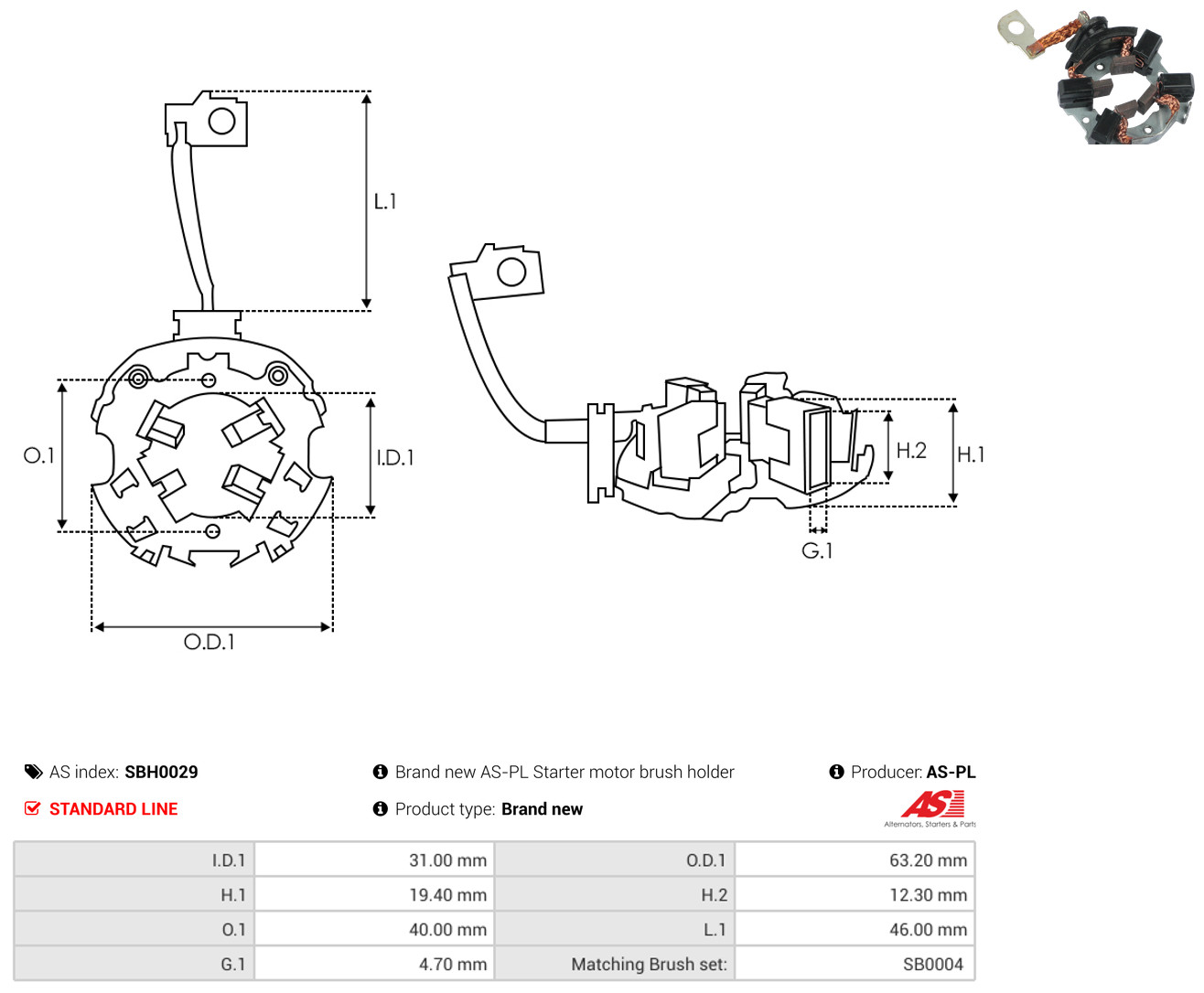 AS-PL sbh0029 63,20mm
