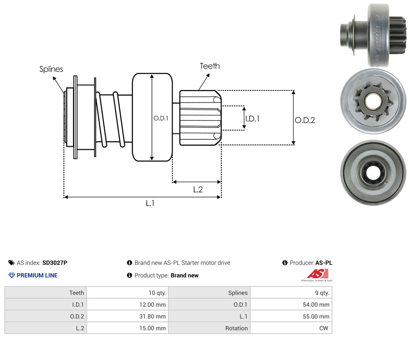 AS-PL sd3027p for HYUNDAI