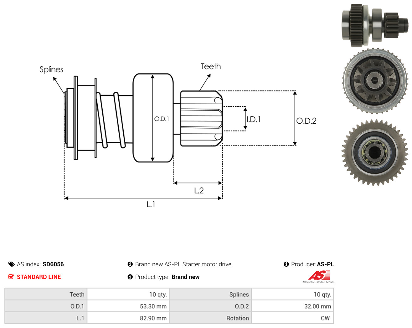 AS-PL sd6056 for TOYOTA