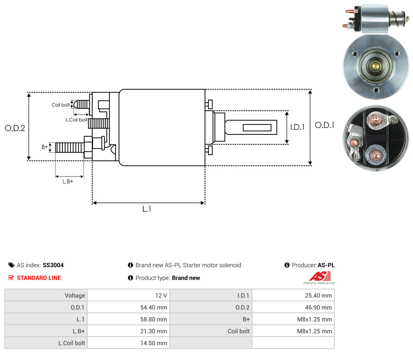 AS-PL ss3004 for OPEL MERCEDES-BENZ