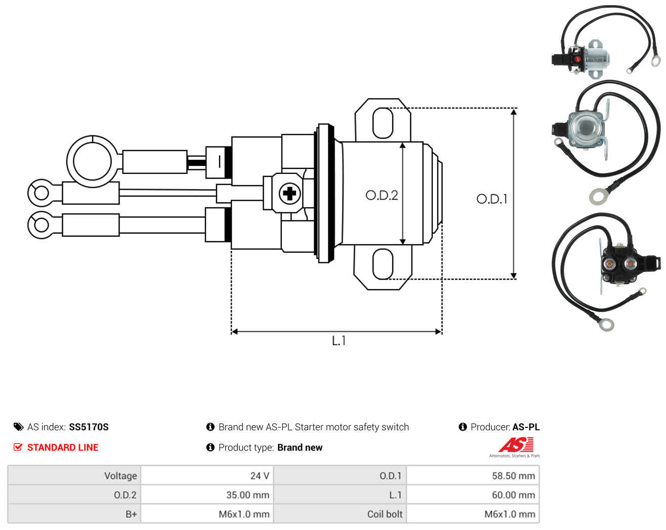 AS-PL ss5170s for MITSUBISHI