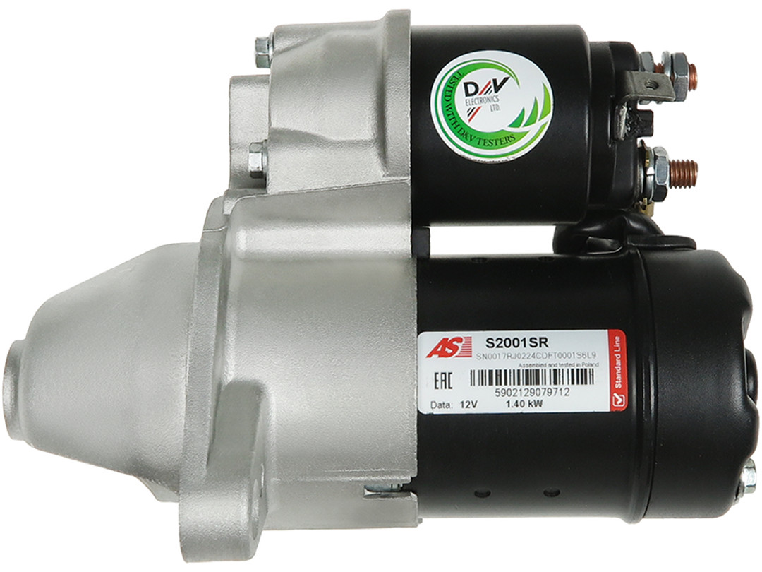 AS-PL Starter S2001SR for OPEL HONDA ISUZU