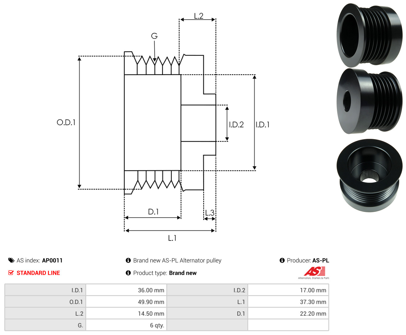 AS-PL ap0011 for FIAT VW