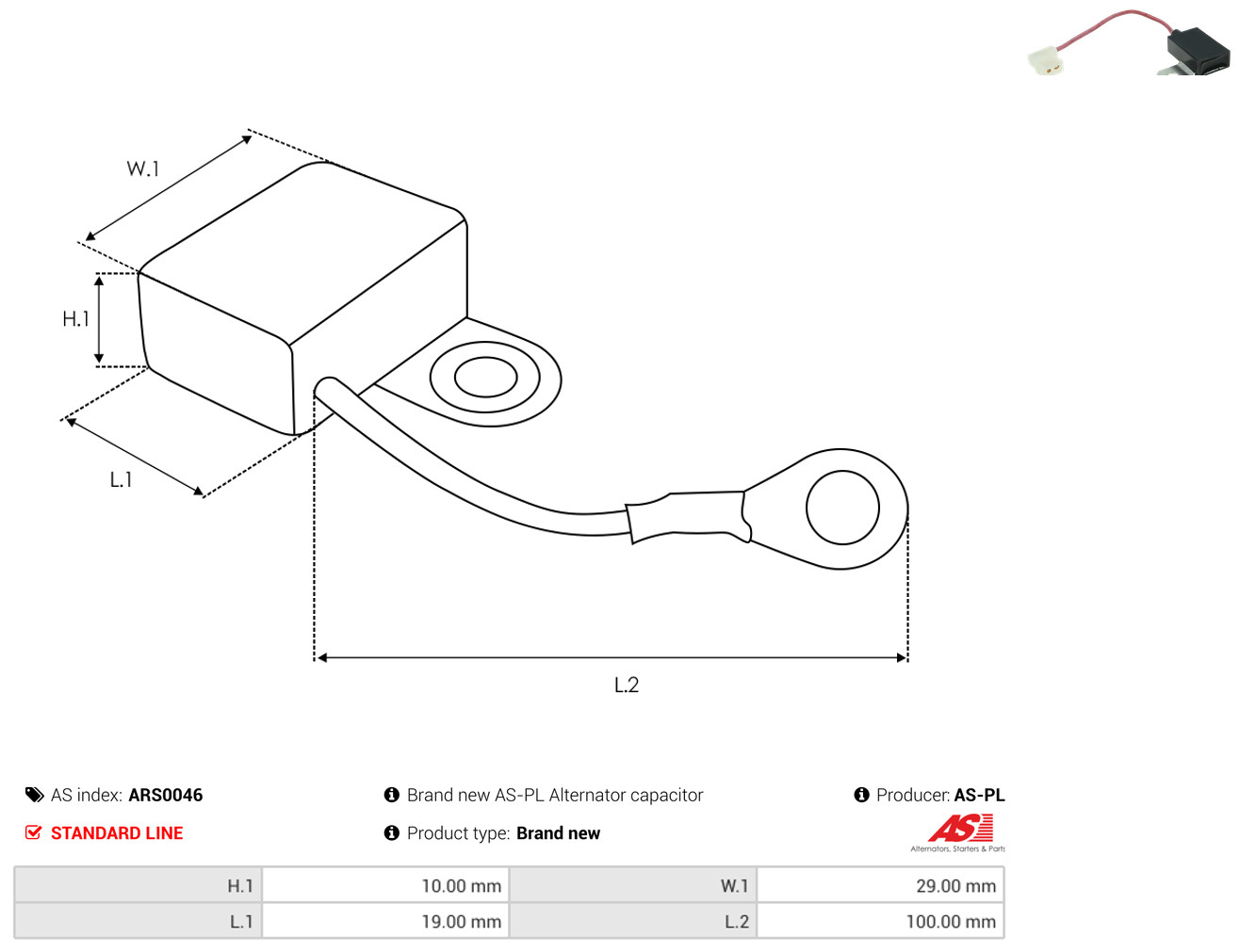 AS-PL ars0046 for VOLVO FORD FIAT NISSAN MAN MERCEDES-BENZ RENAULT VW STEYR
