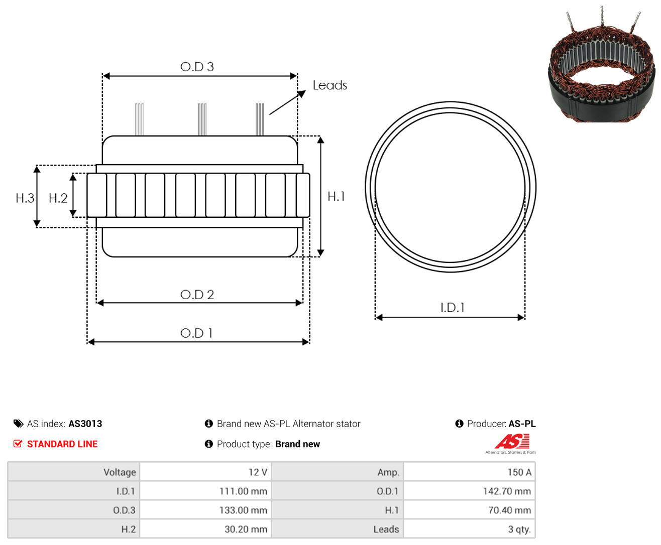 AS-PL as3013