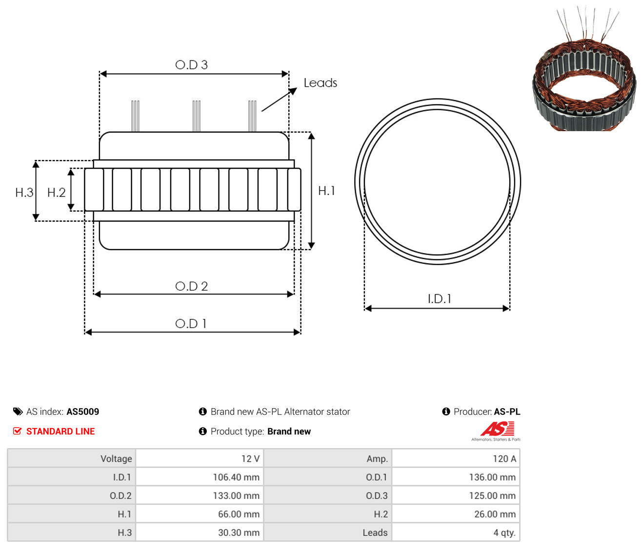 AS-PL as5009