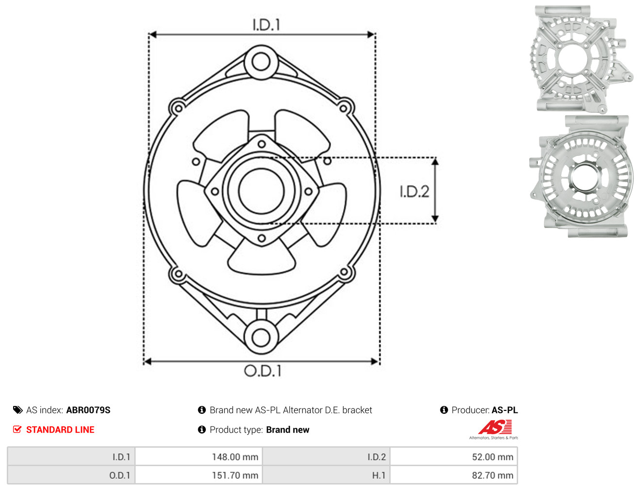 AS-PL abr0079s 151,70mm