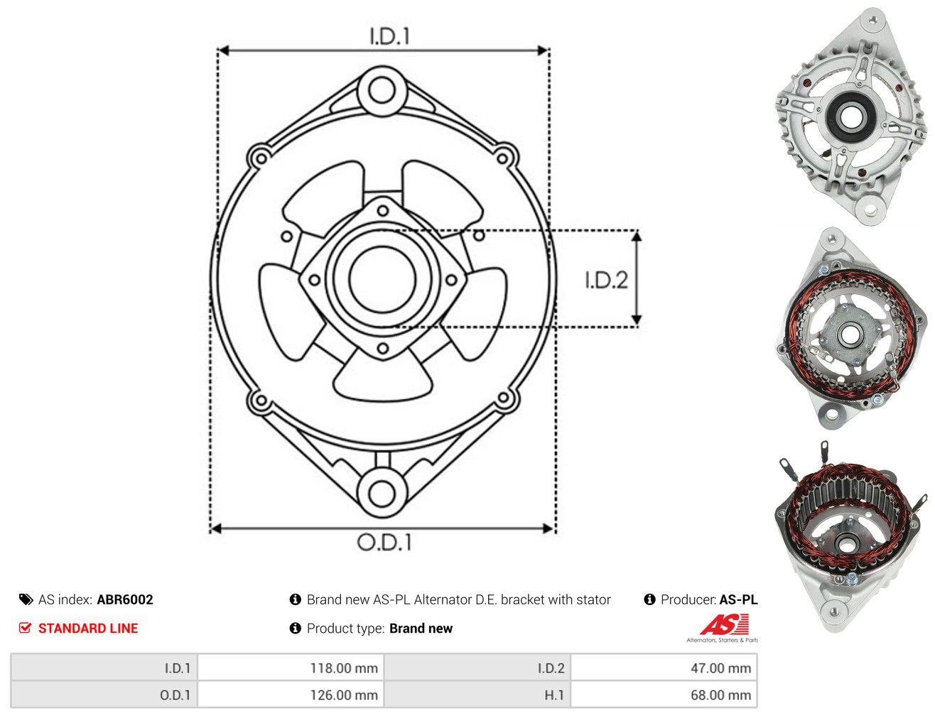AS-PL abr6002 for TOYOTA