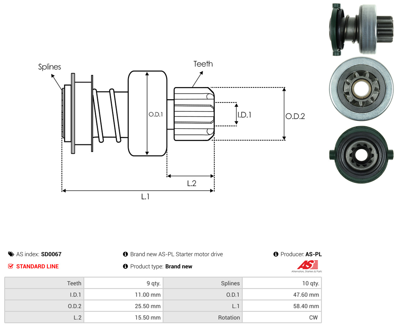 AS-PL sd0067 for CHRYSLER