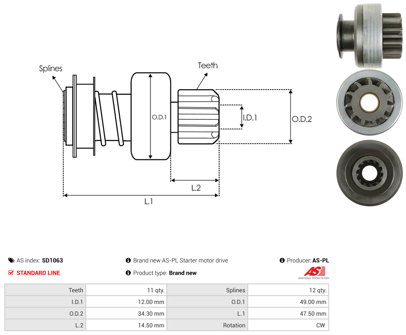 AS-PL sd1063 for HYUNDAI