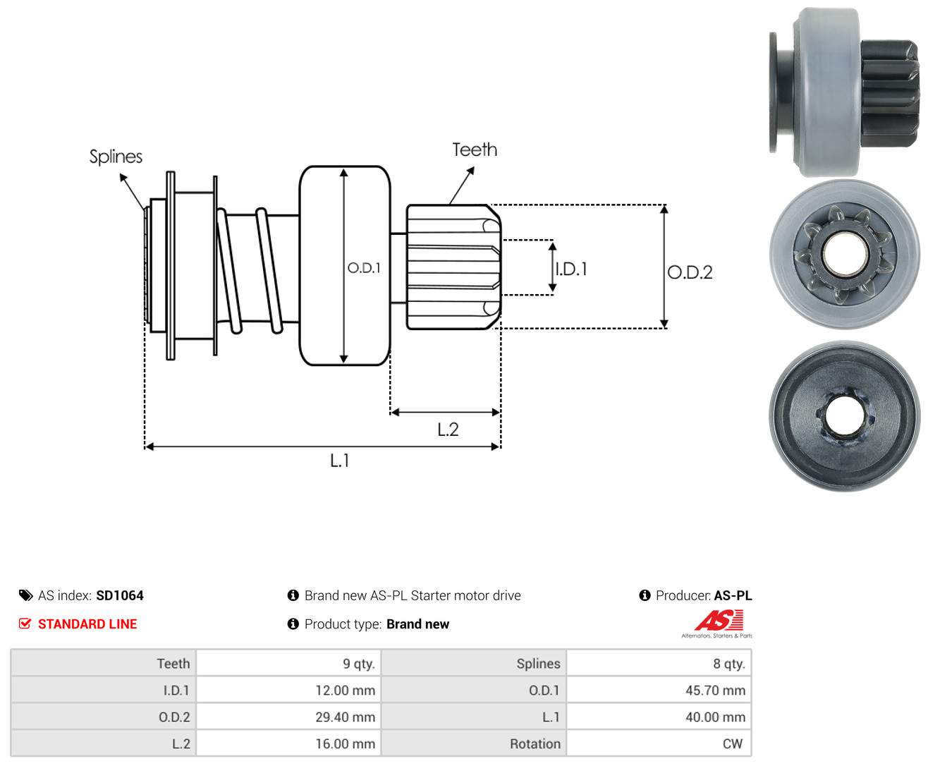 AS-PL sd1064 for HYUNDAI
