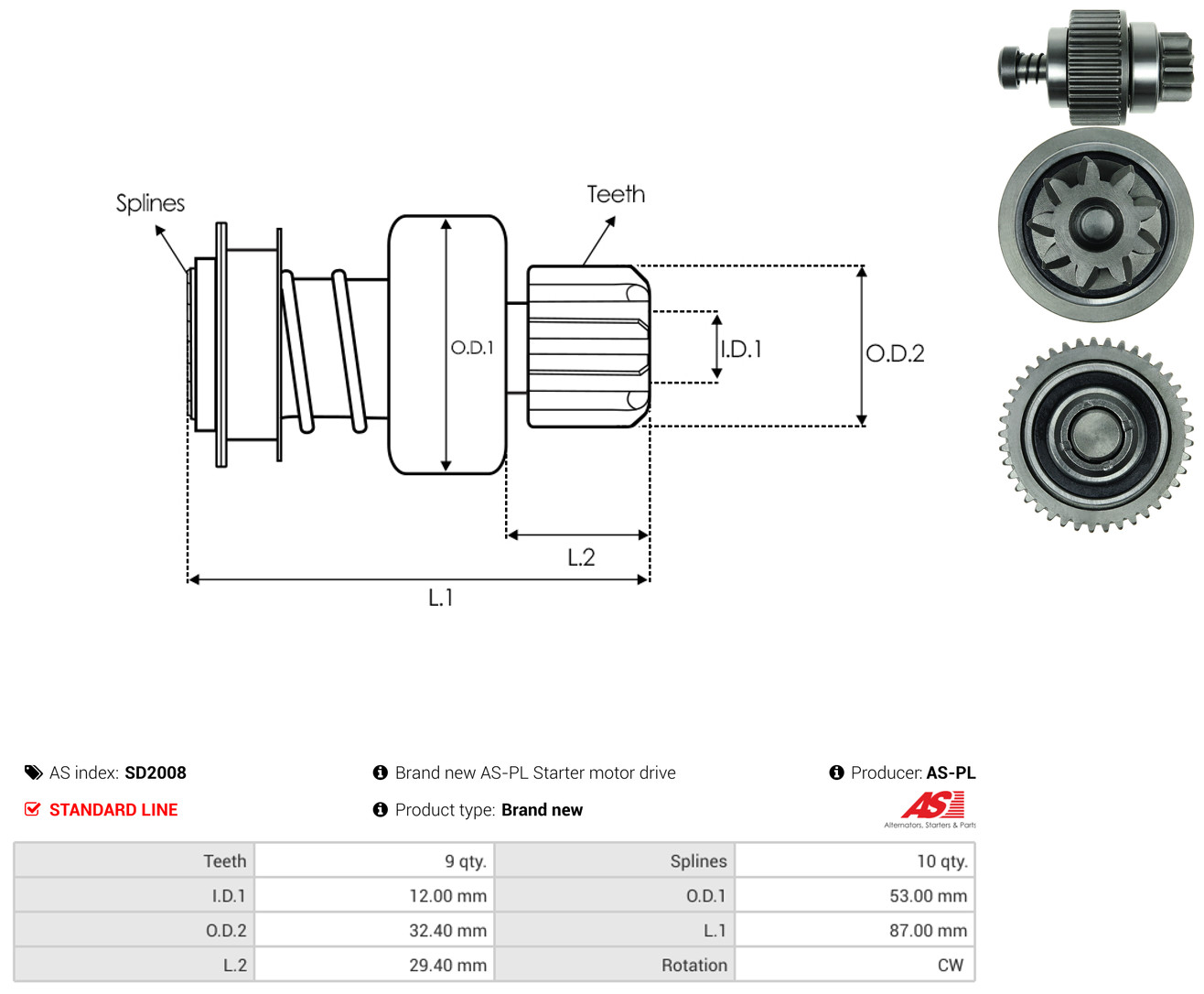 AS-PL sd2008 for ISUZU NISSAN