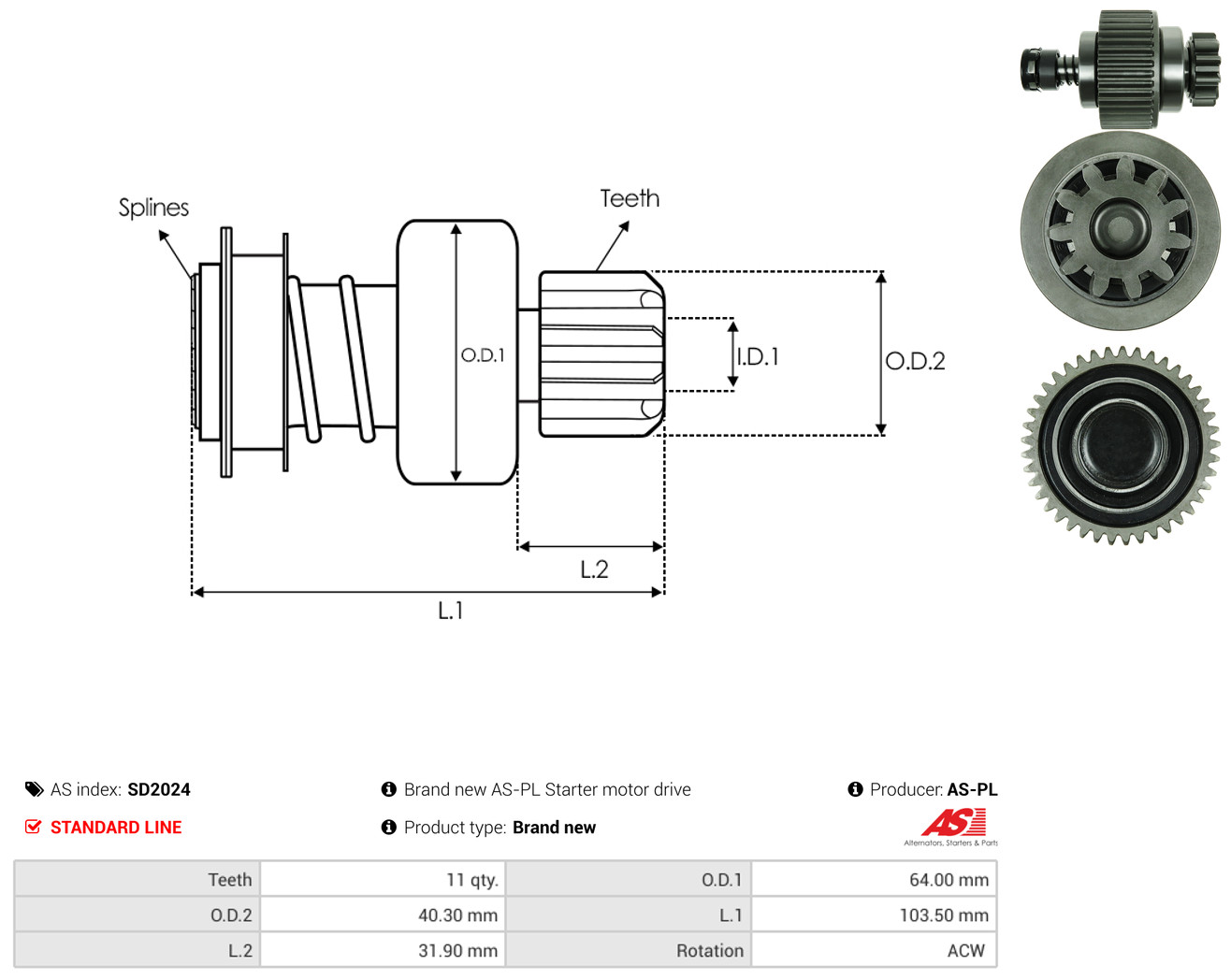 AS-PL sd2024 for ISUZU NISSAN