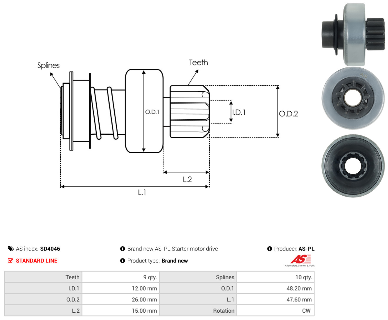 AS-PL sd4046 for FIAT