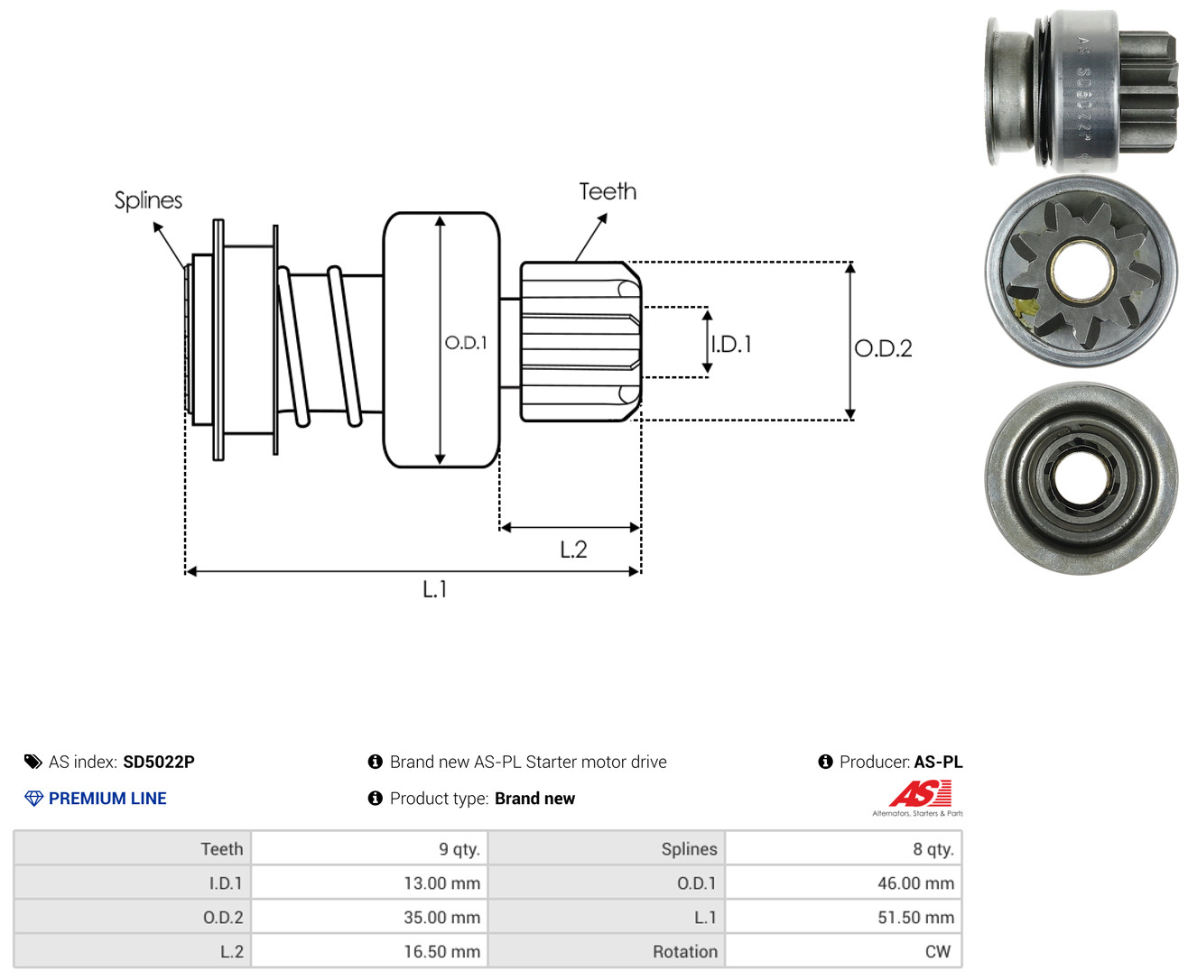AS-PL sd5022p for MITSUBISHI