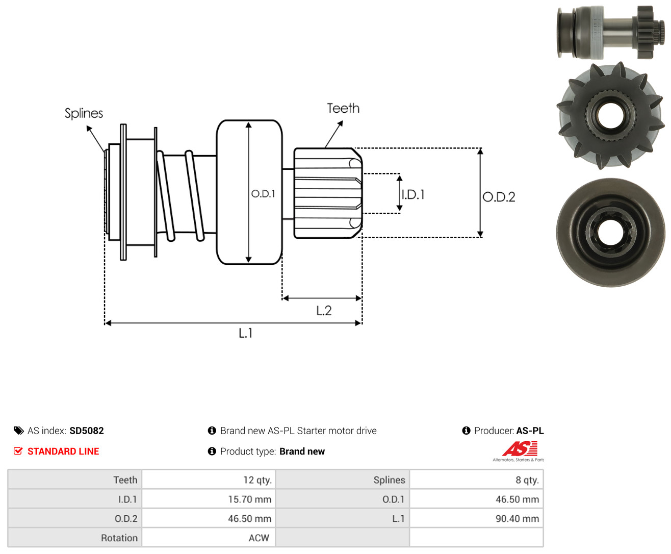 AS-PL sd5082 for MITSUBISHI NISSAN