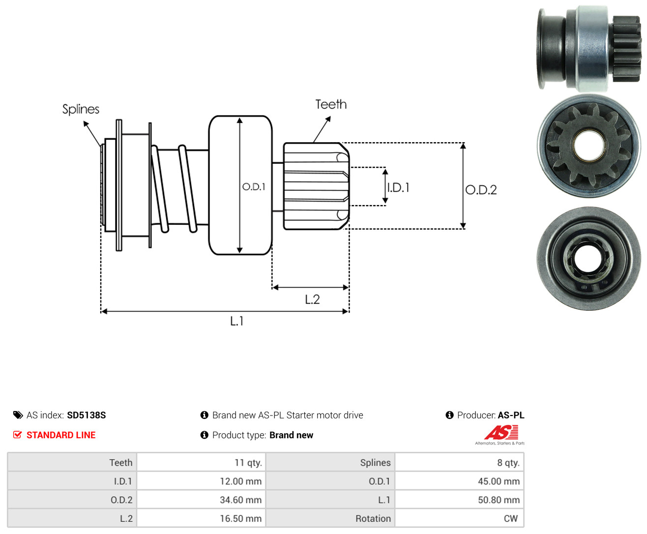 AS-PL sd5138s for MITSUBISHI
