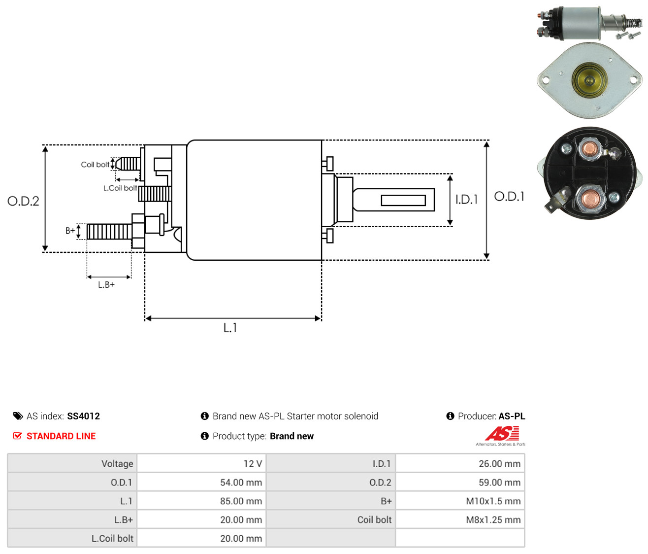 AS-PL ss4012 for FORD