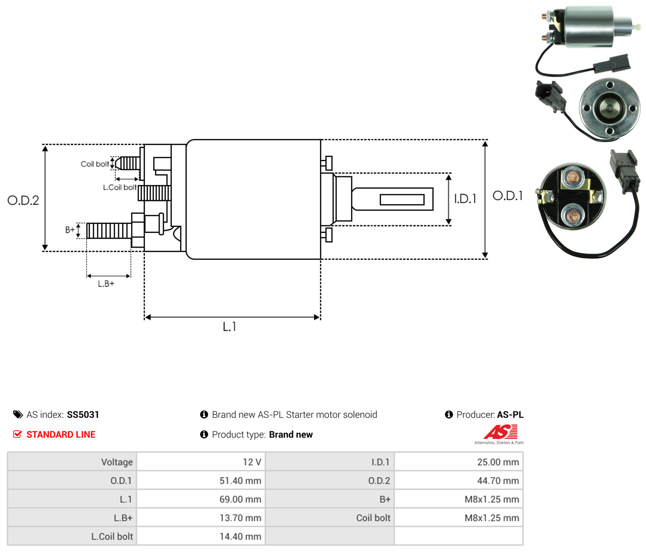 AS-PL ss5031 for MITSUBISHI NISSAN