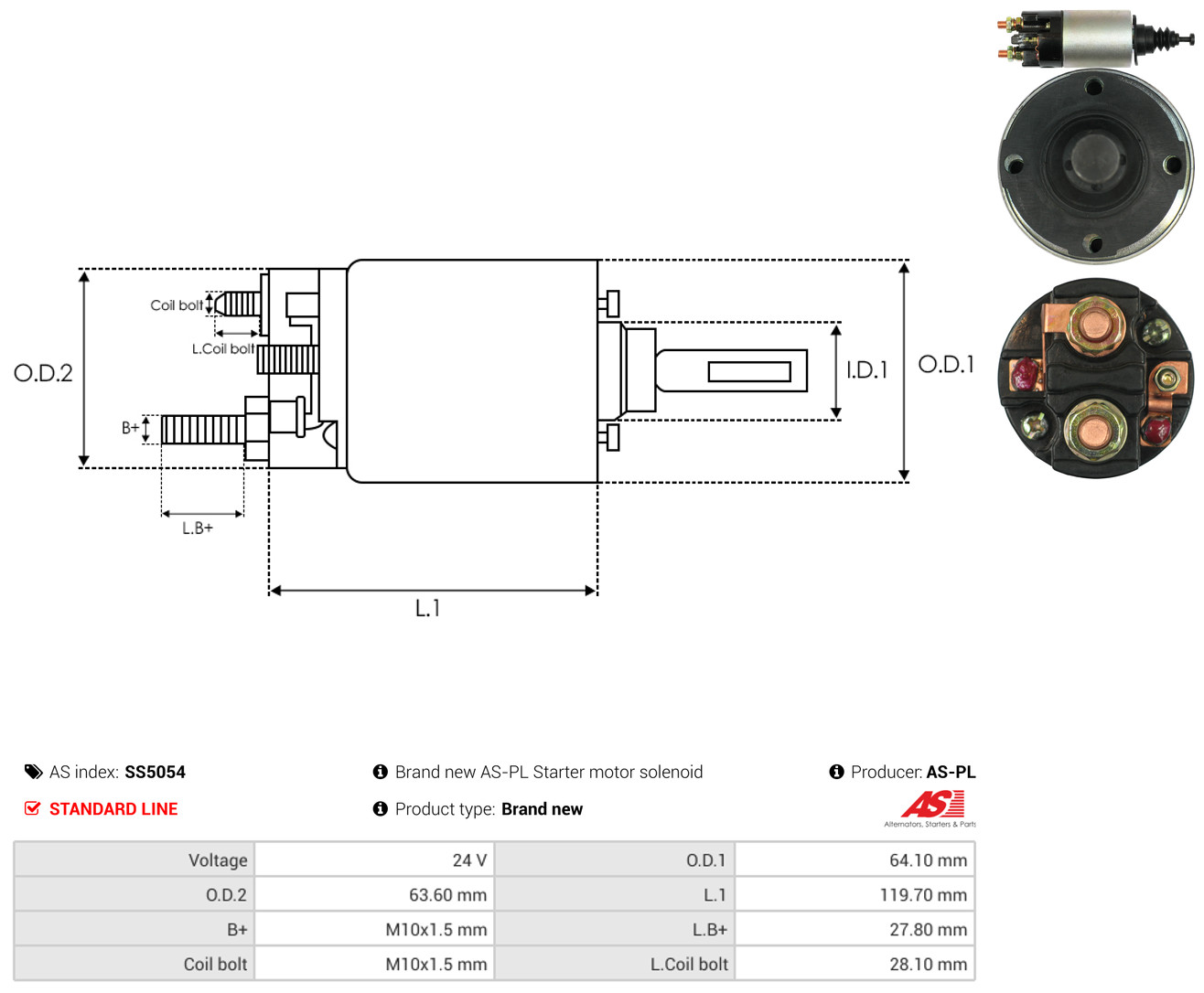 AS-PL ss5054 for MITSUBISHI