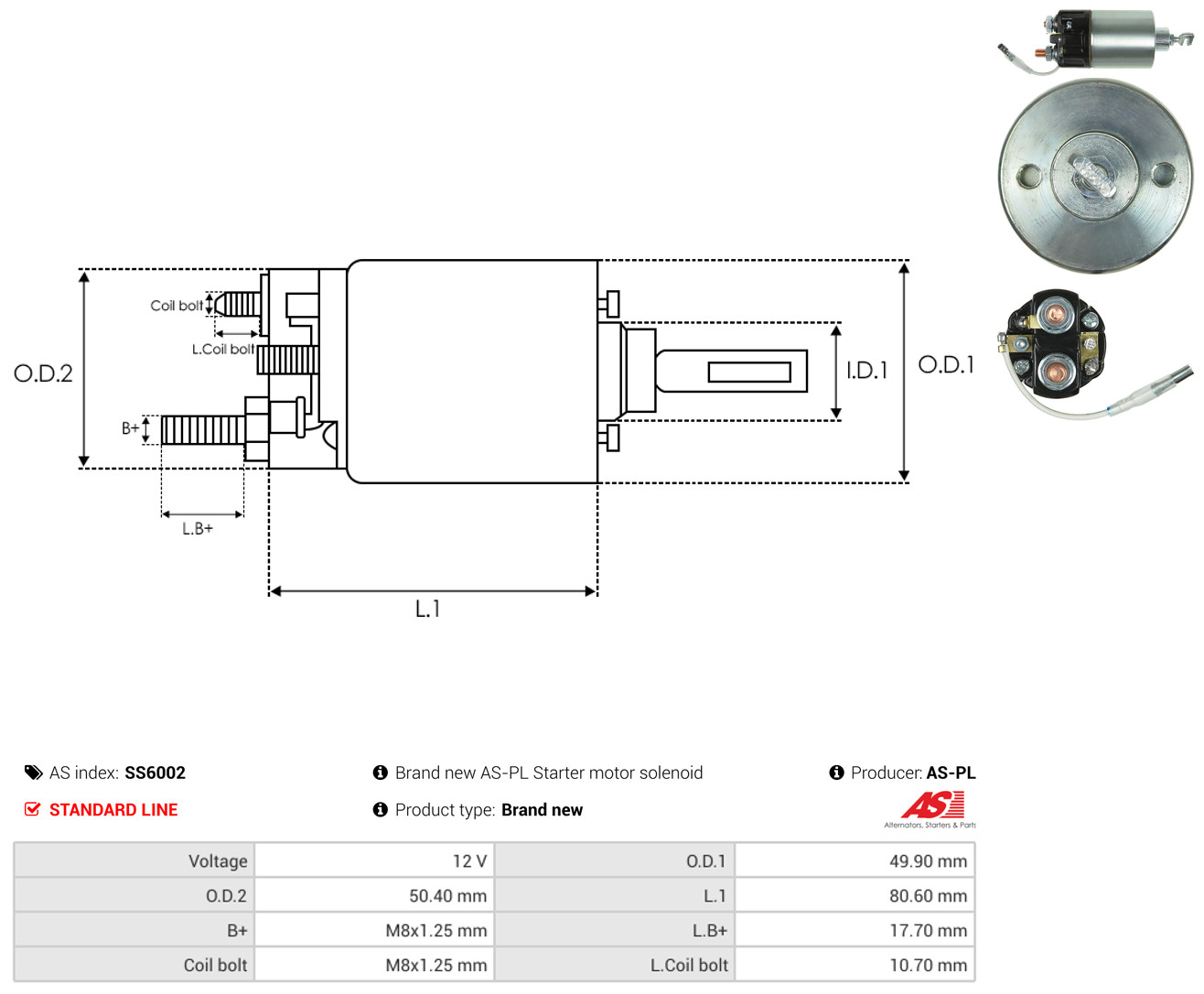AS-PL ss6002 for TOYOTA DAIHATSU