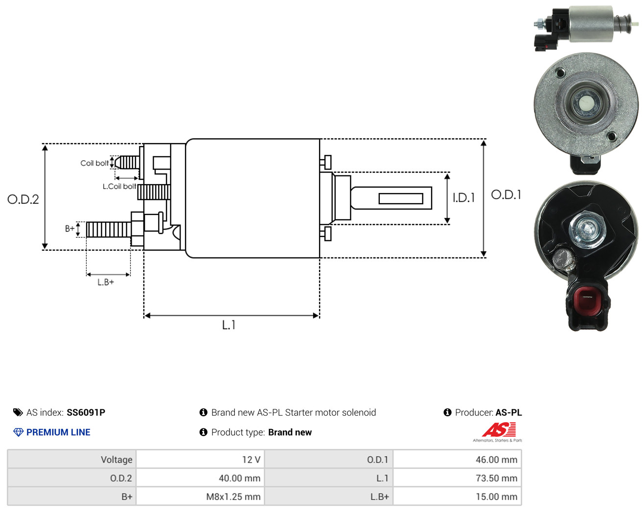 AS-PL ss6091p for TOYOTA