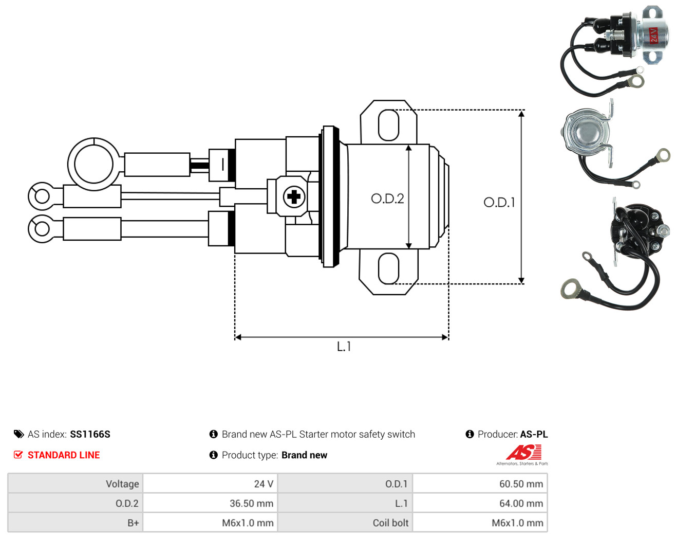 AS-PL ss1166s for HYUNDAI MERCEDES-BENZ