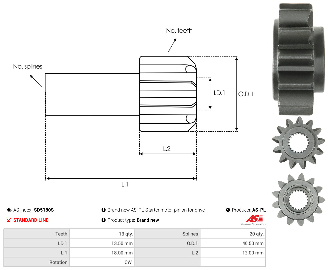 AS-PL sd5180s for MITSUBISHI
