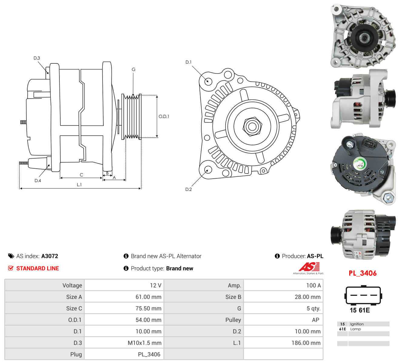 AS-PL Generator a3072 for ROVER