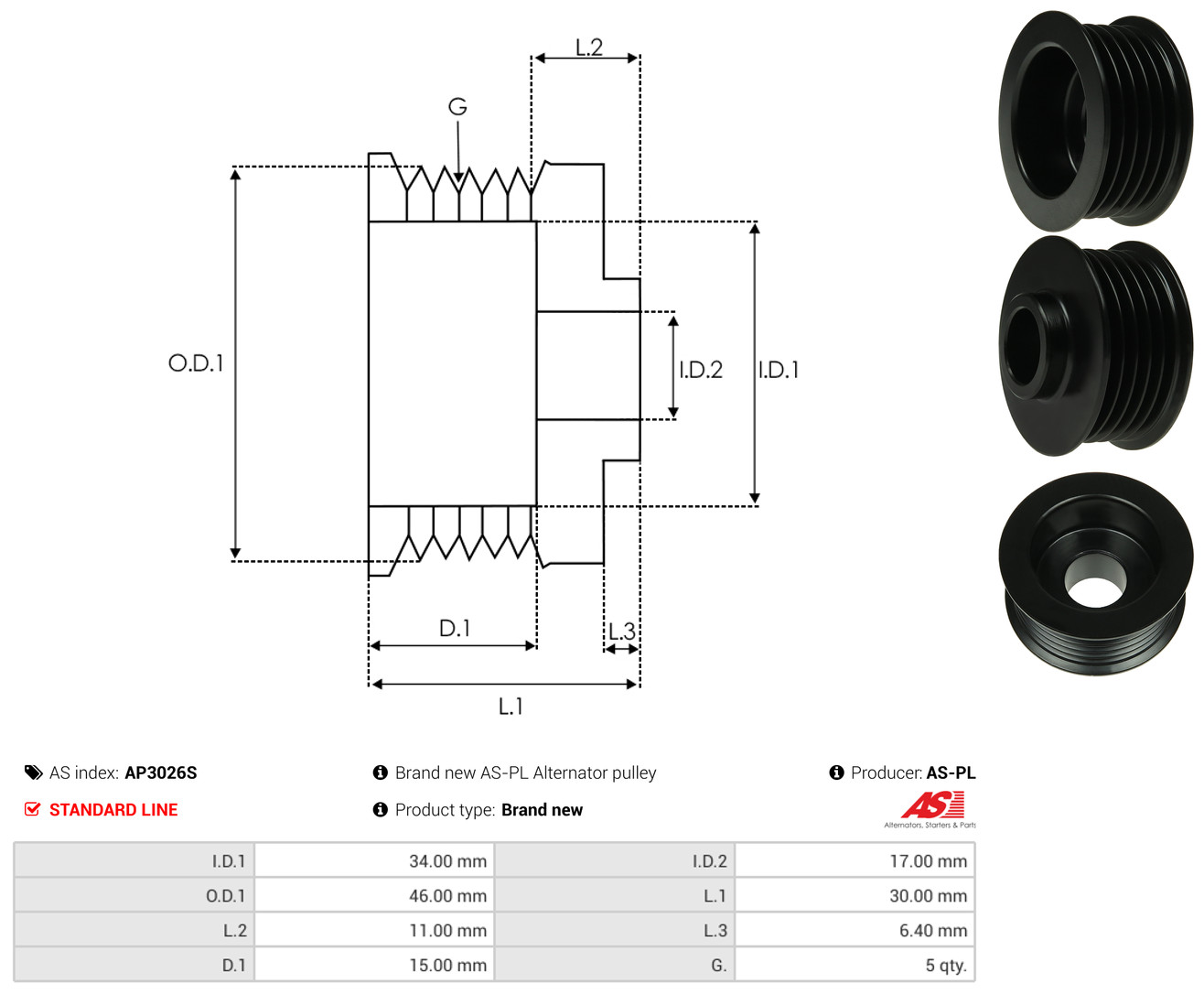 AS-PL ap3026s for BMW