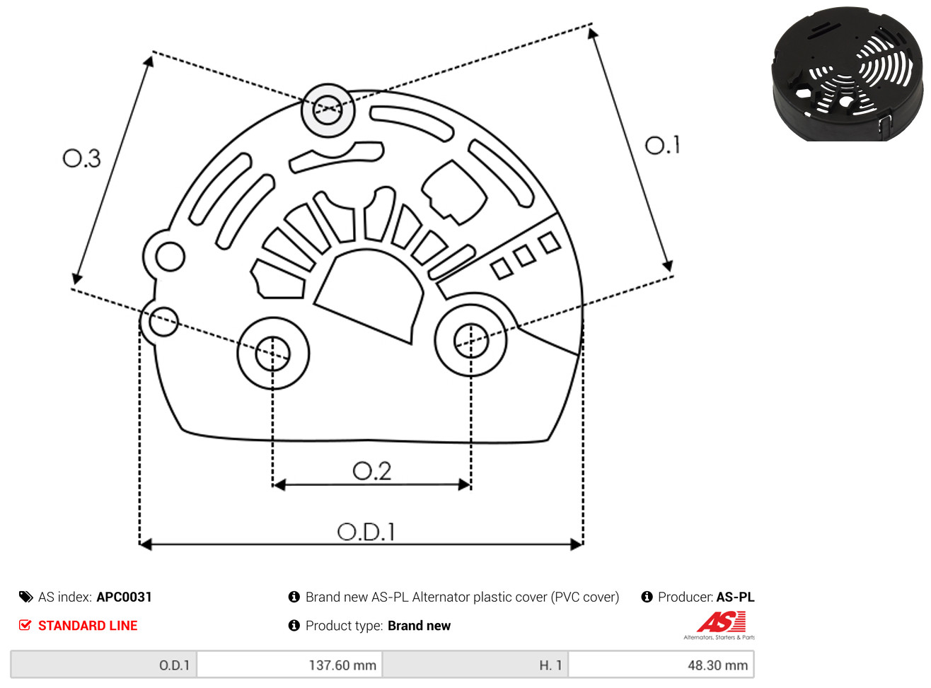 AS-PL apc0031 for MERCEDES-BENZ