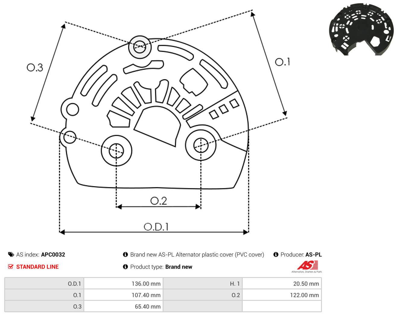 AS-PL apc0032 for MERCEDES-BENZ