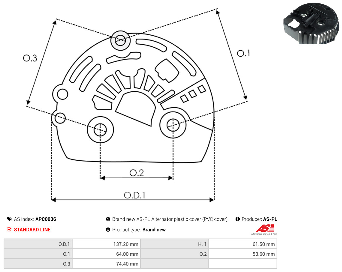 AS-PL apc0036 for MERCEDES-BENZ