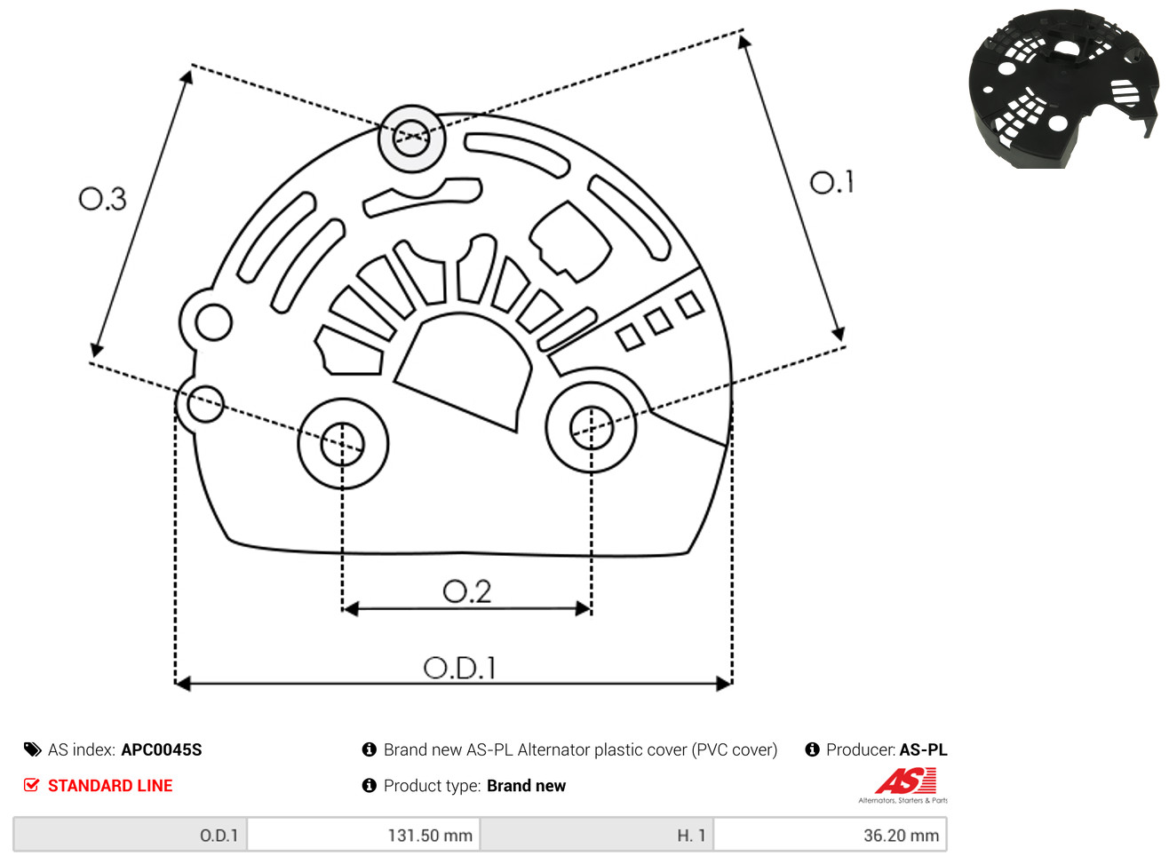 AS-PL apc0045s for VW