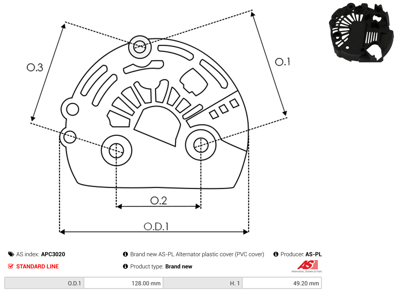AS-PL apc3020 for VW