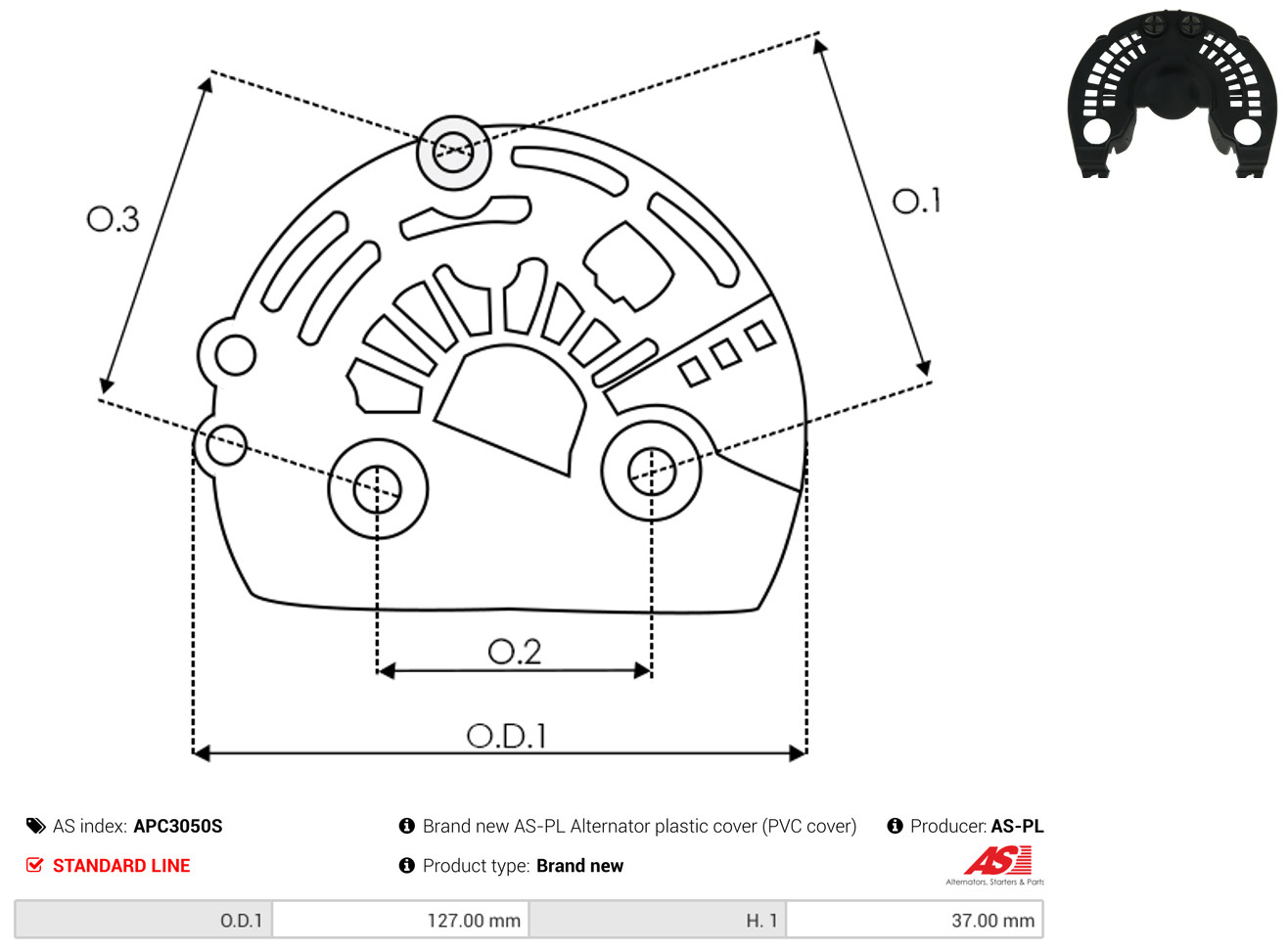 AS-PL apc3050s for RENAULT