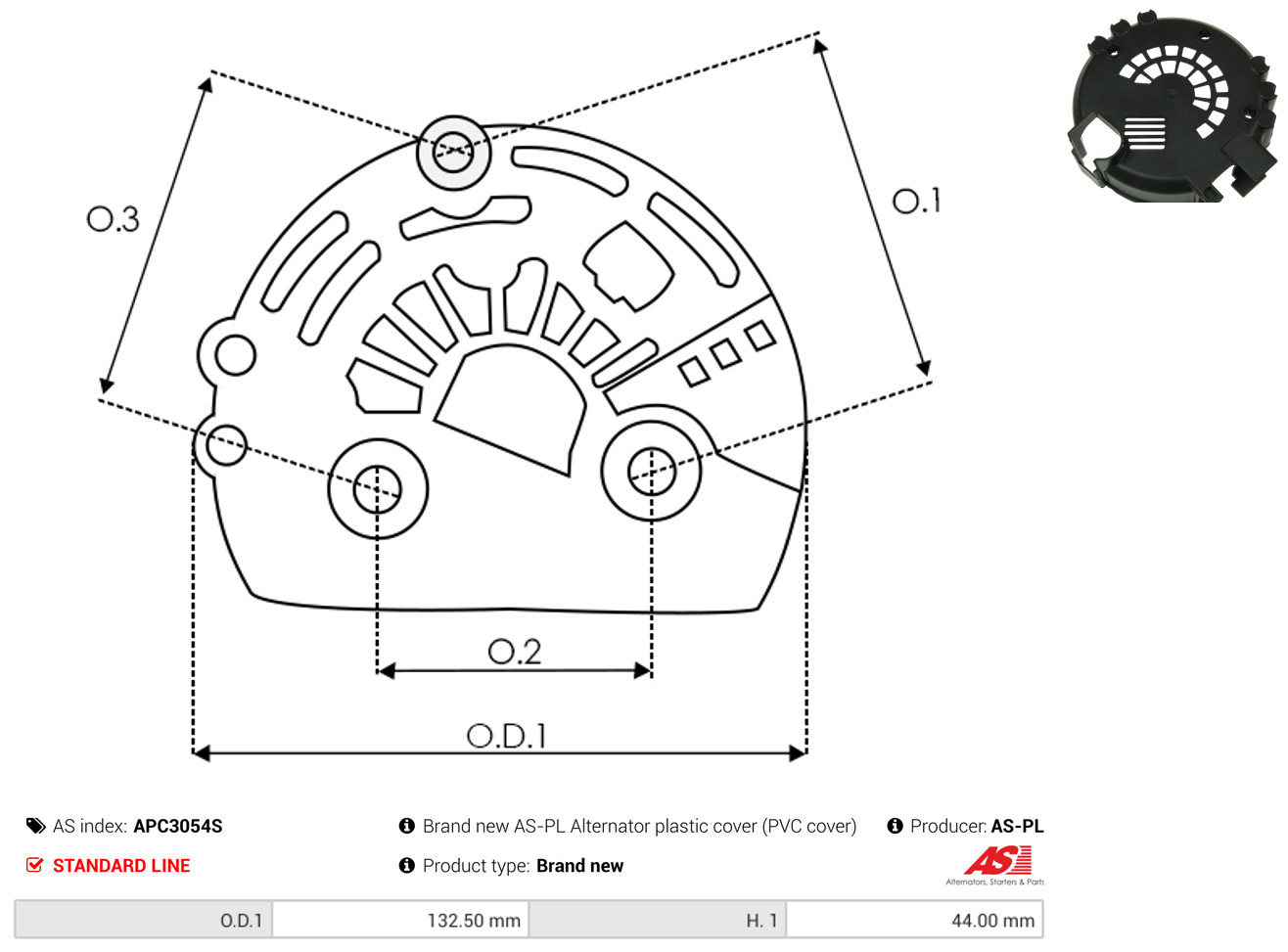 AS-PL apc3054s for MERCEDES-BENZ