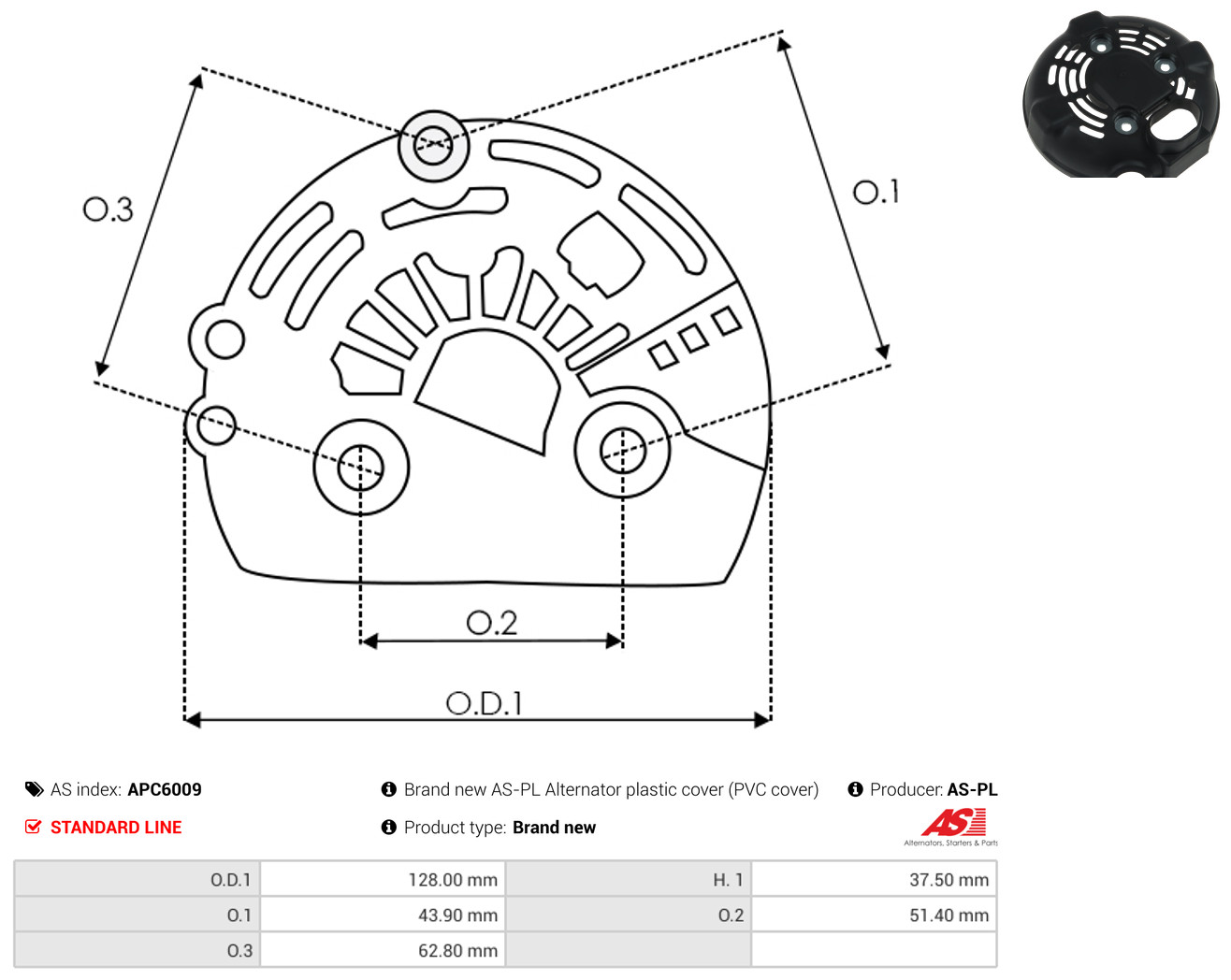 AS-PL apc6009 for TOYOTA
