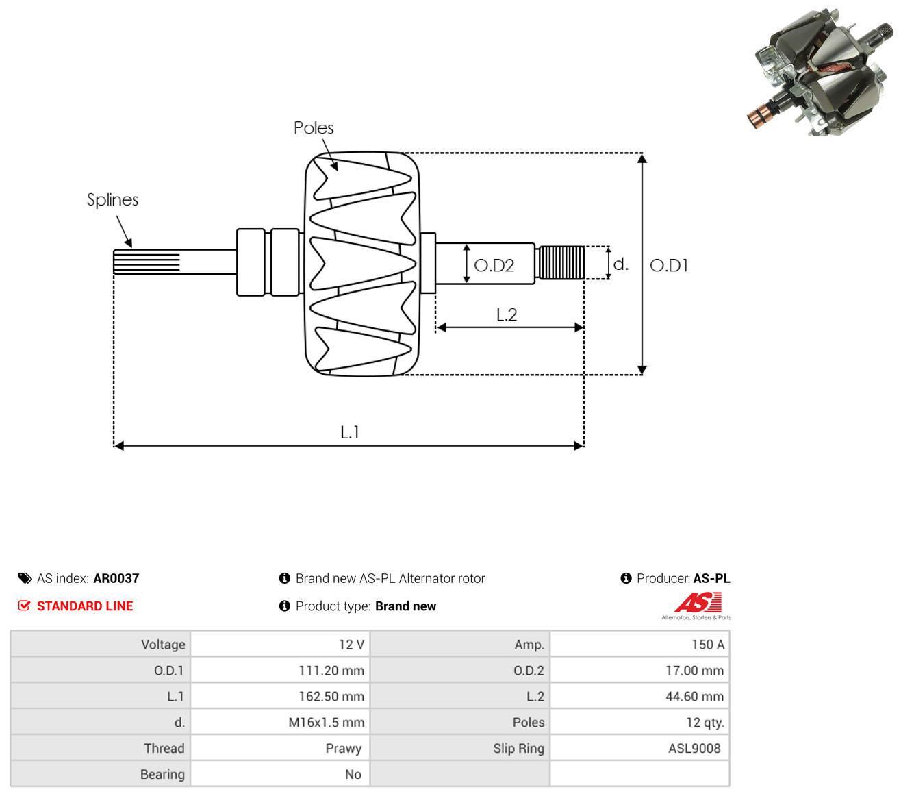 AS-PL ar0037 111,20mm