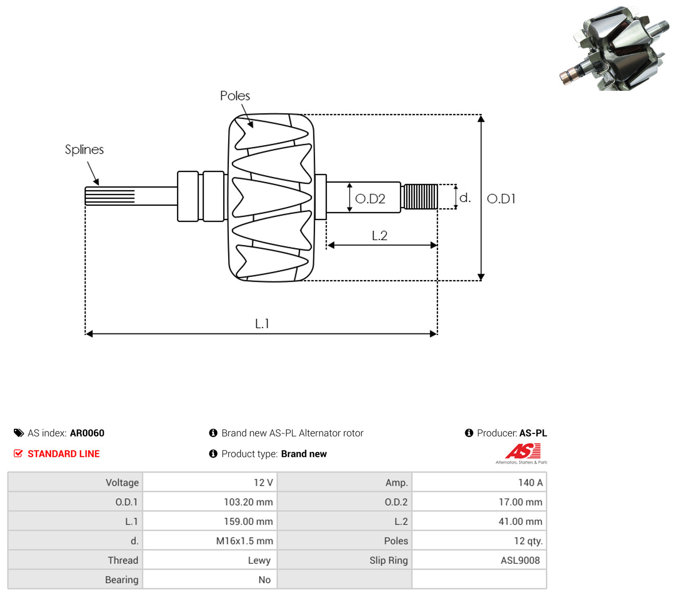 AS-PL ar0060 103,20mm