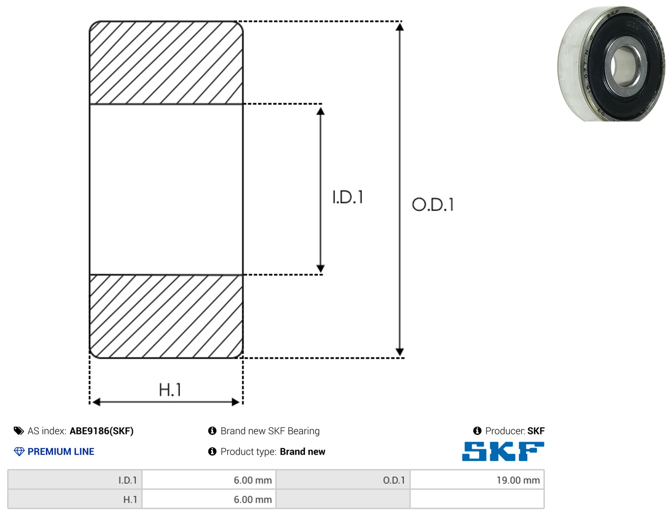 AS-PL Leje ABE9186(SKF)