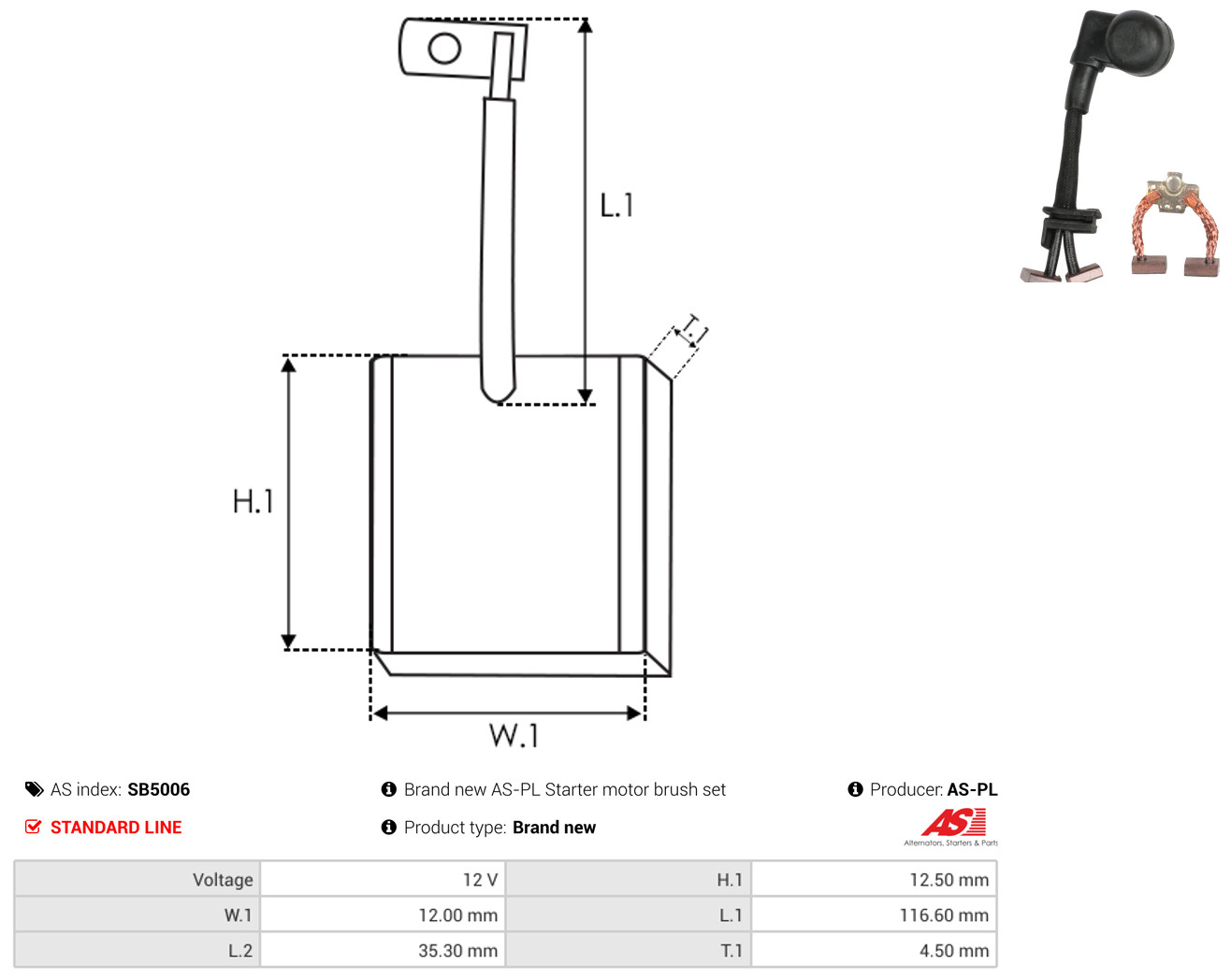 AS-PL sb5006 for MITSUBISHI
