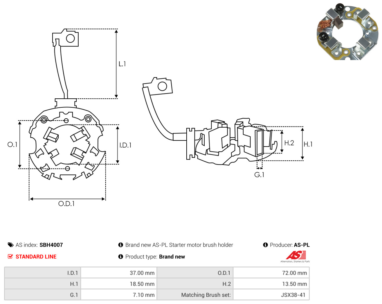 AS-PL sbh4007 720mm