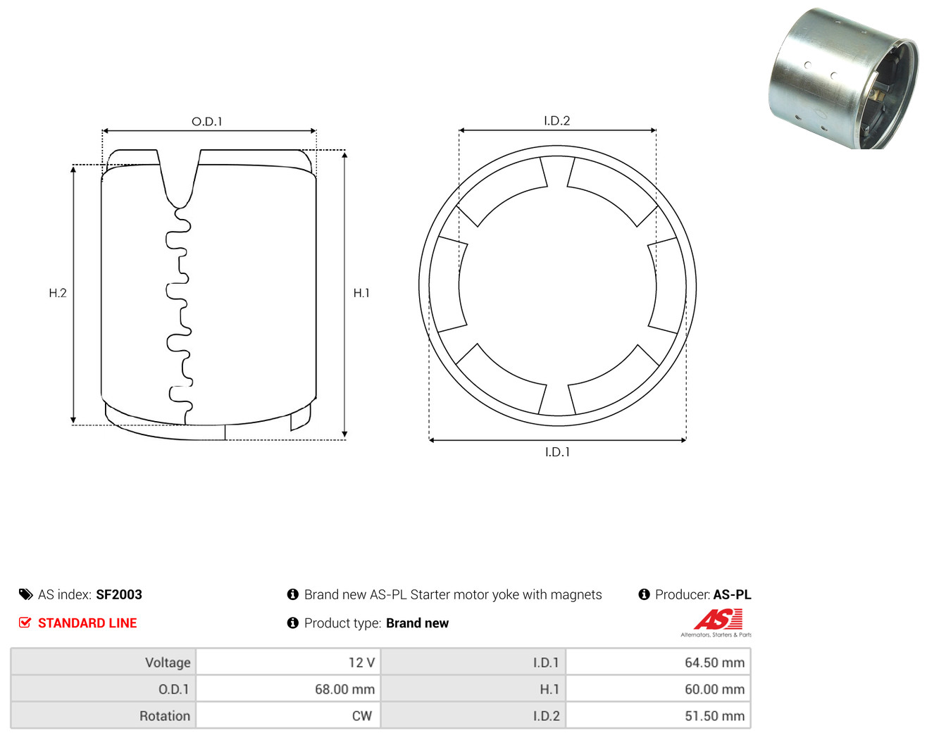 AS-PL sf2003 680mm