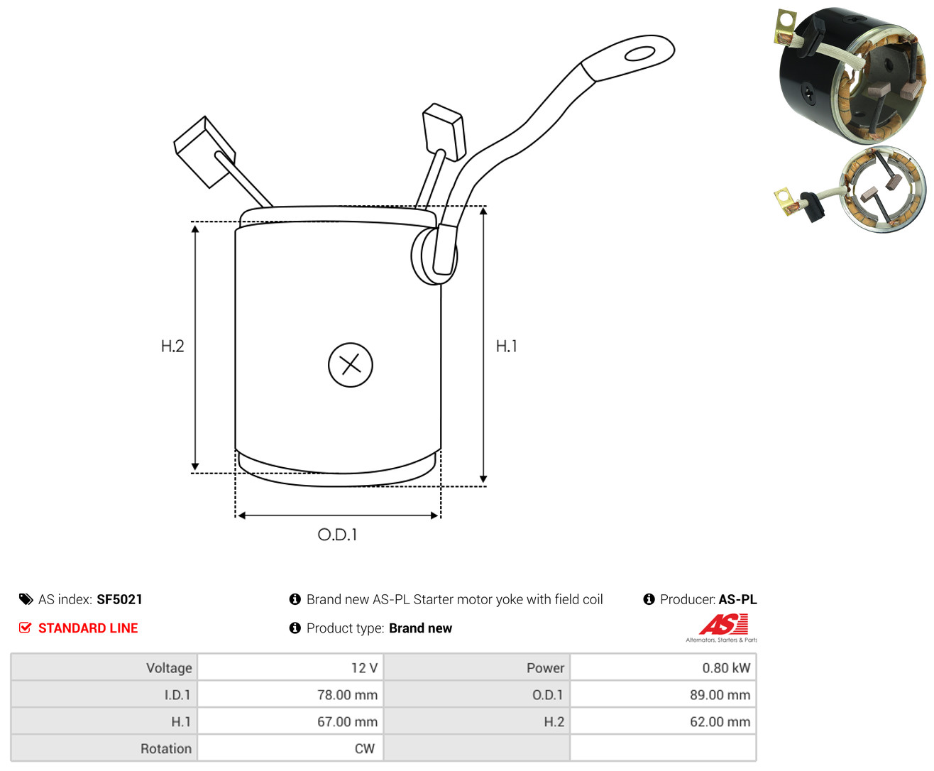 AS-PL sf5021 890mm