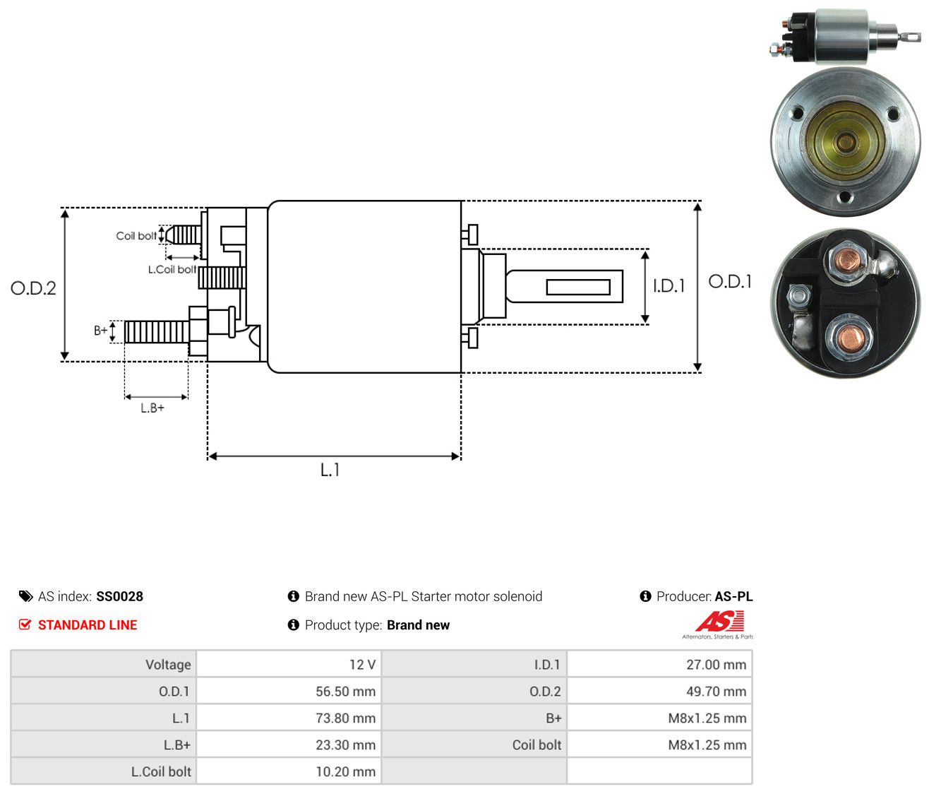 AS-PL ss0028 for PEUGEOT FIAT