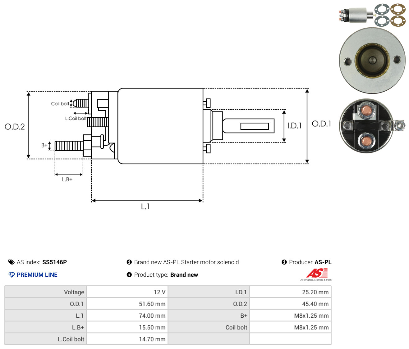 AS-PL ss5146p for MITSUBISHI