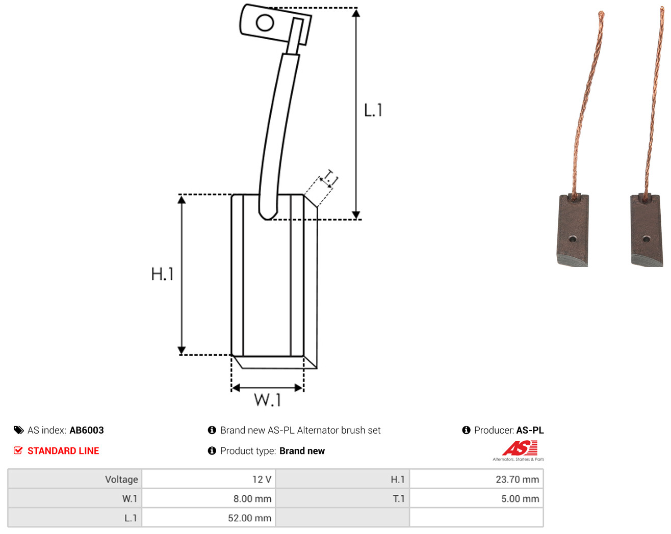 AS-PL ab6003 for TOYOTA
