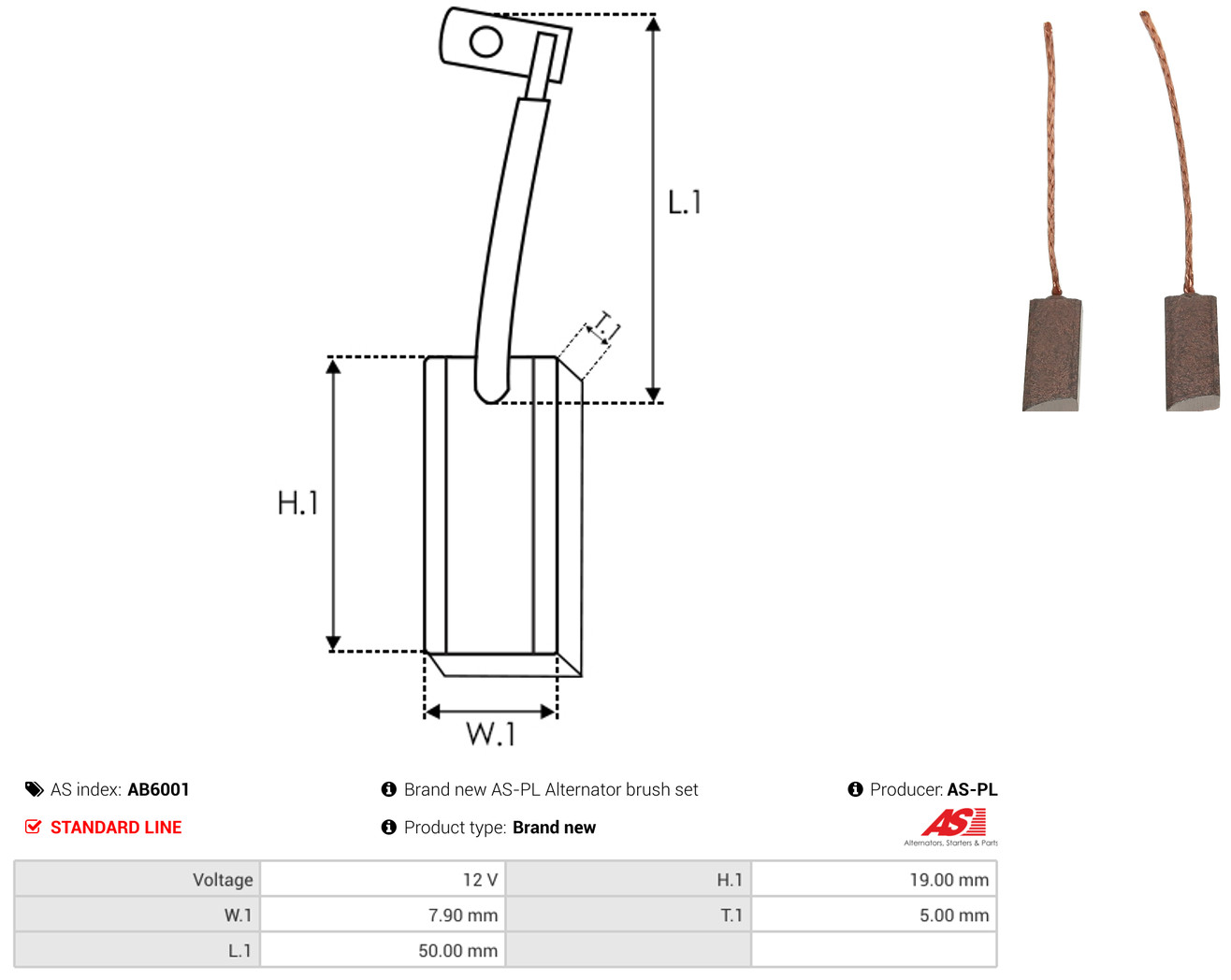 AS-PL ab6001 for MAZDA TOYOTA HONDA MITSUBISHI